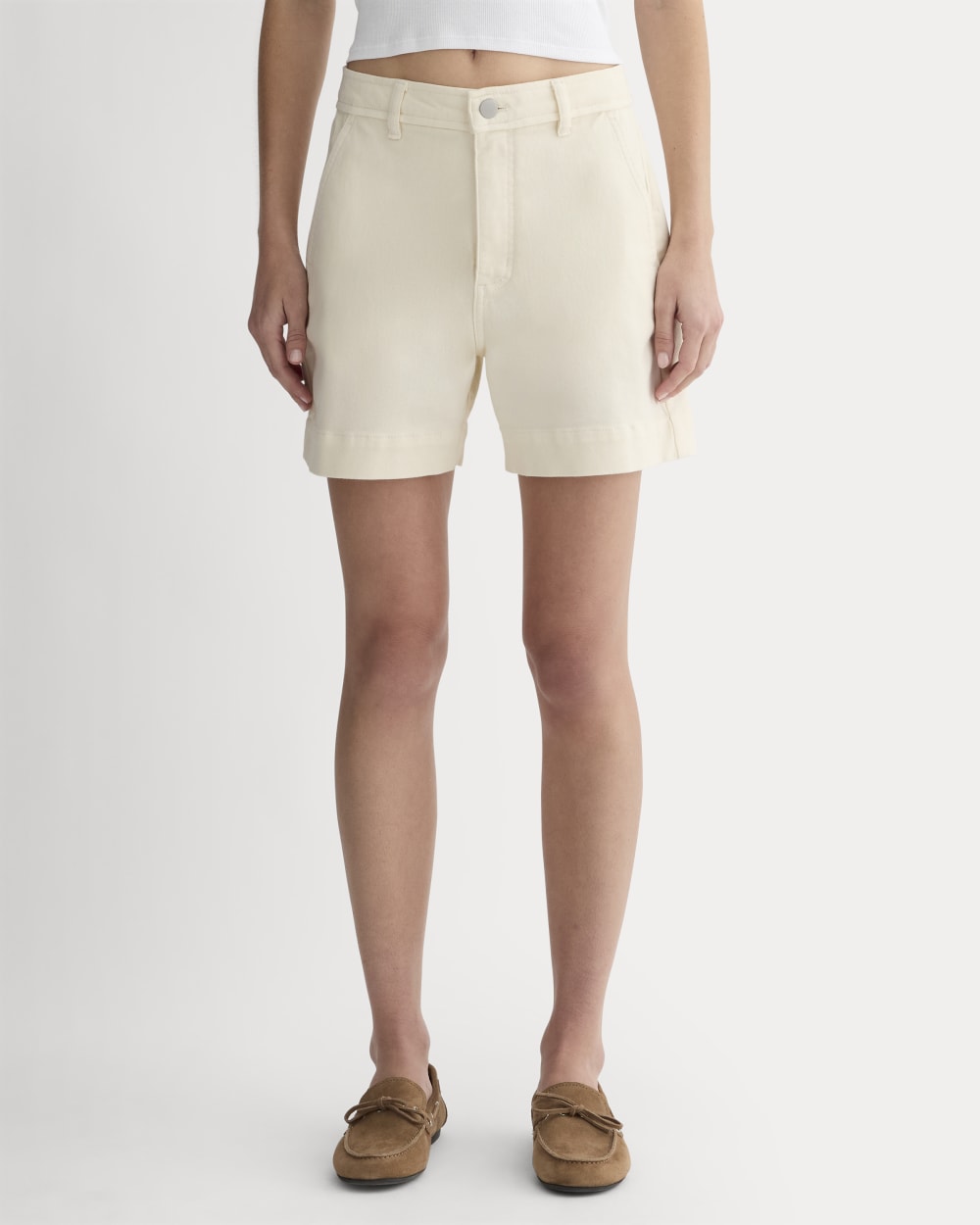 The Utility Short in Bone — detail view