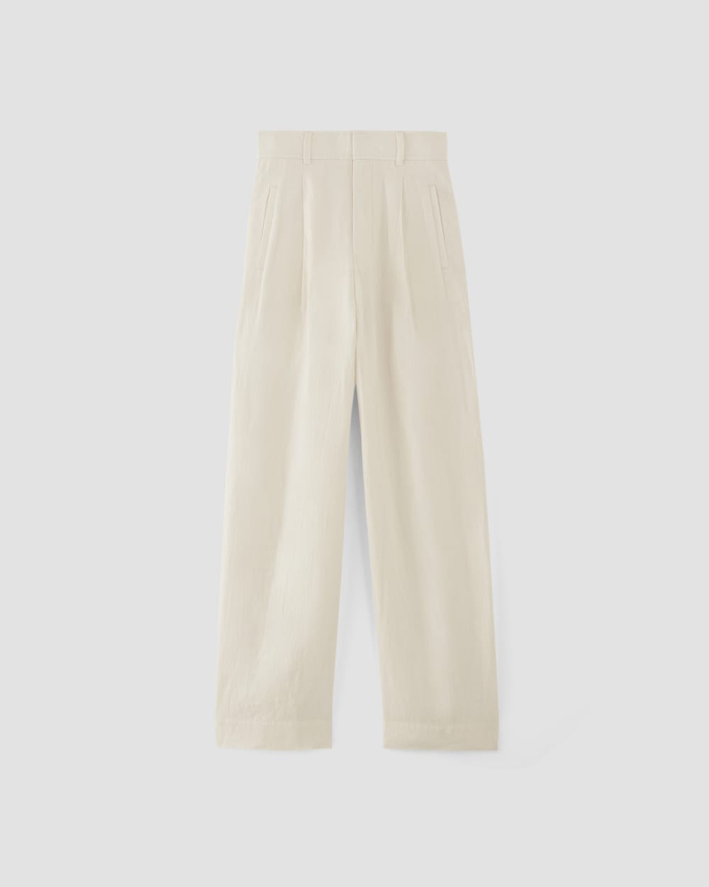 The Linen Way-High® Drape Pant in Bone — alternate view