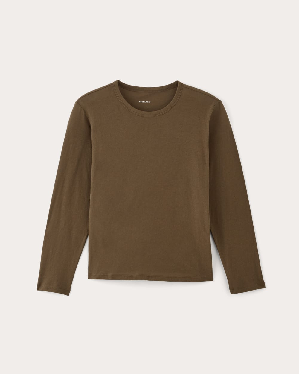 The Air Long-Sleeve Tee in Cocoa — alternate view