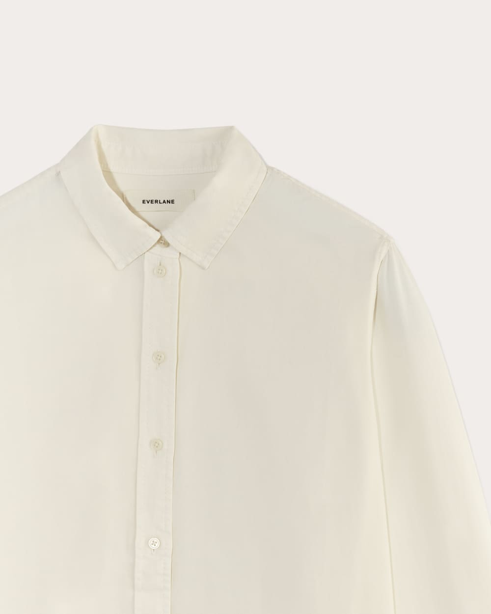 The Must-Have Shirt in Butterlite in Bone — detail view