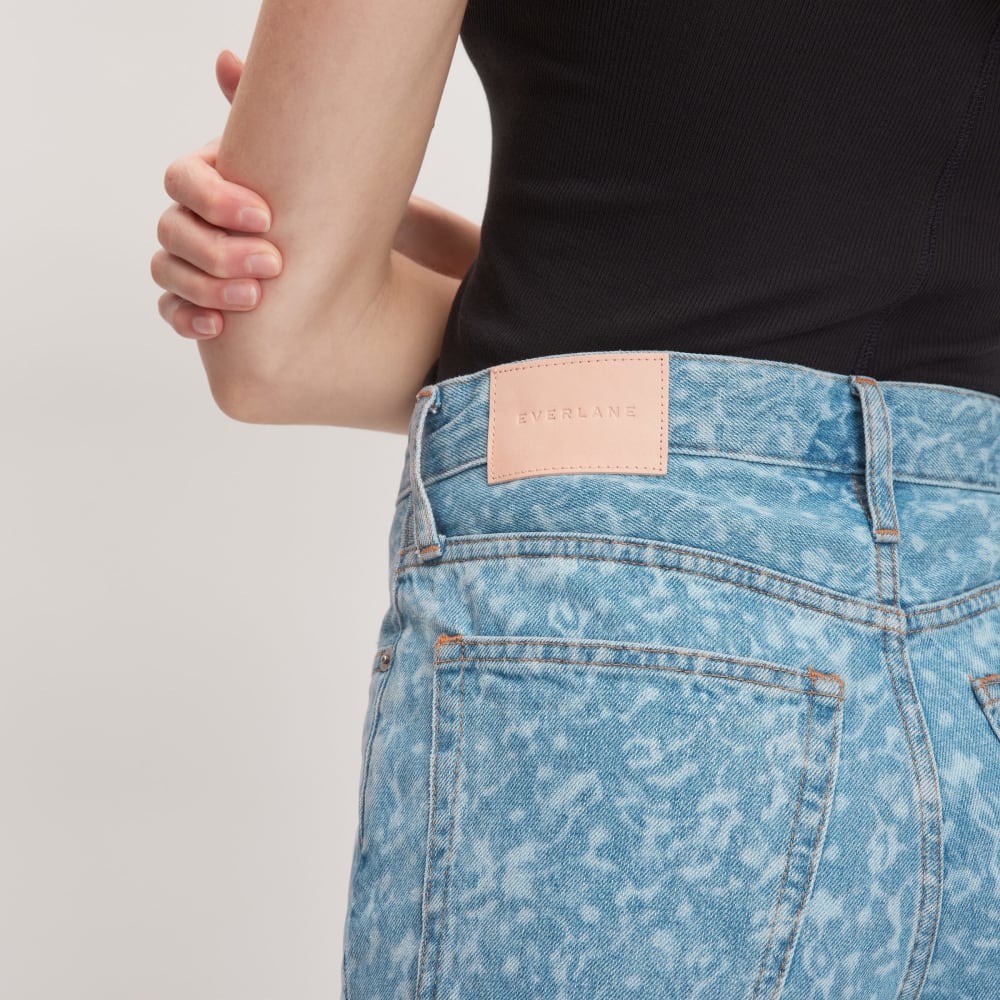 The Rigid Way-High® Jean in Light Painterly Strokes — detail view