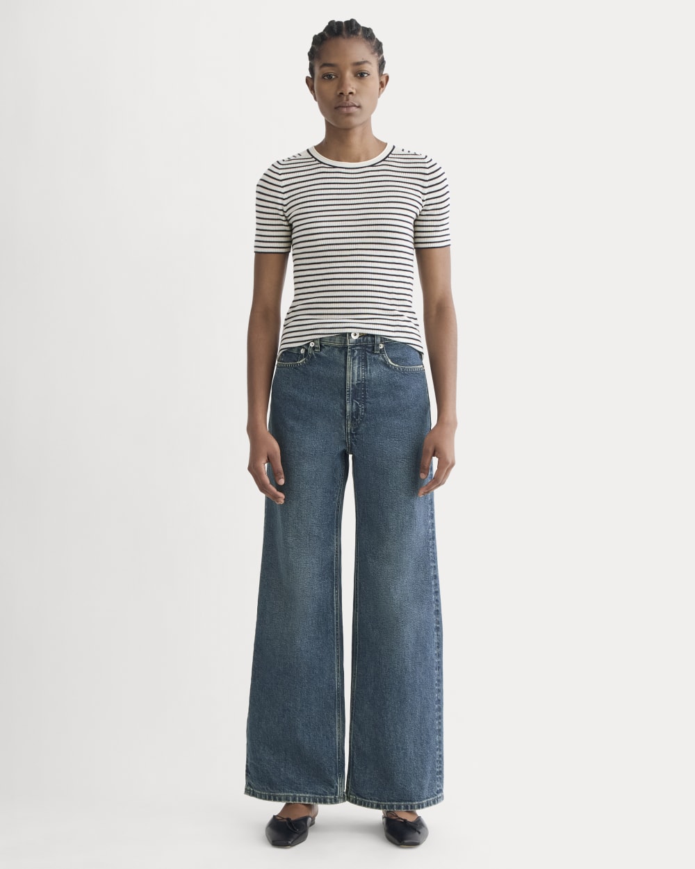 The Way-High® Sailor Jean 2.0 in Dark Indigo — front view