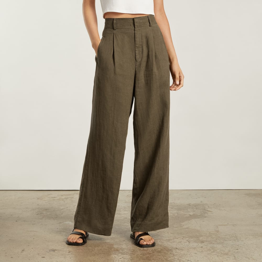 The Linen Way-High® Drape Pant in Beech — alternate view