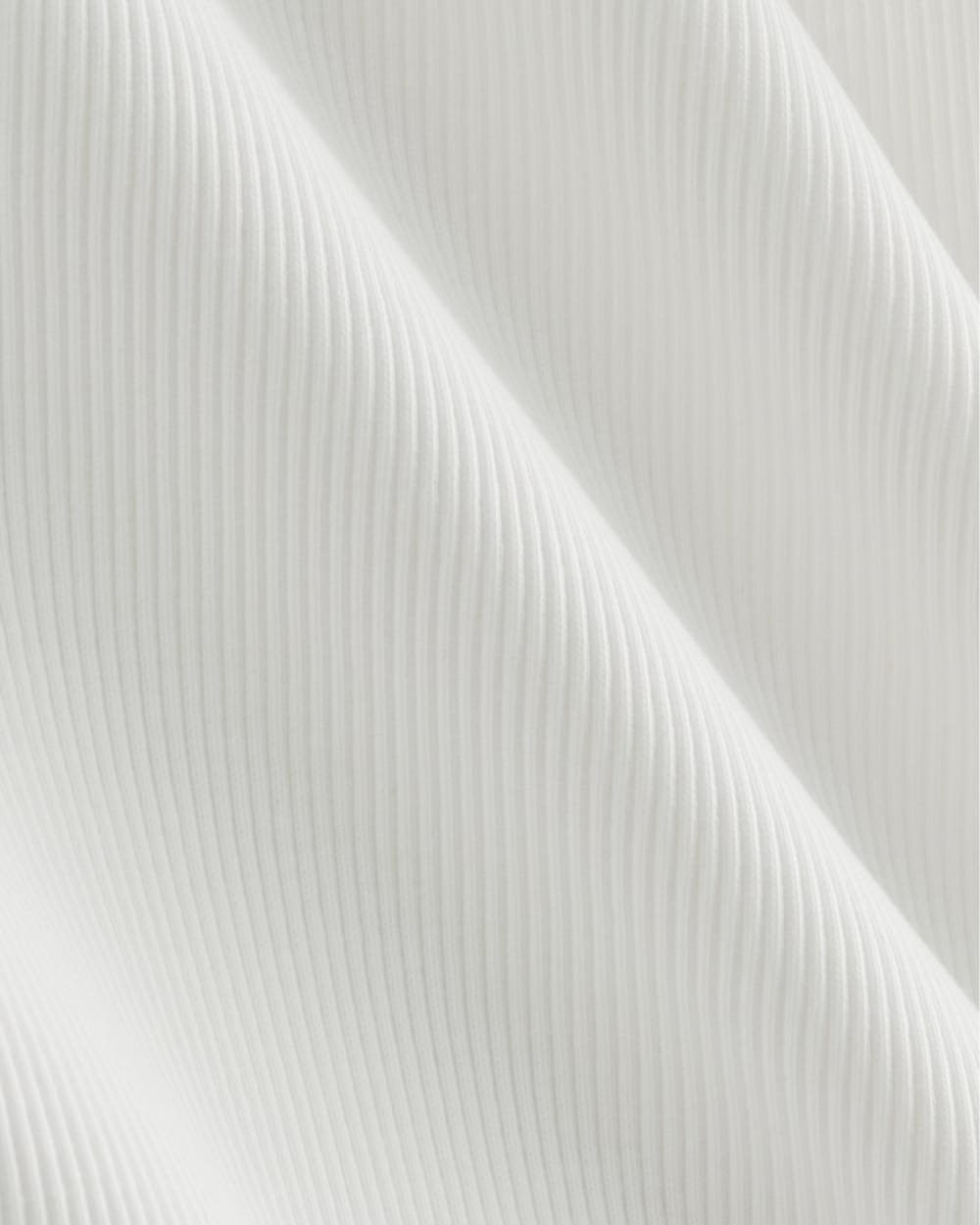 The Selfie Tank Dress in White — detail view