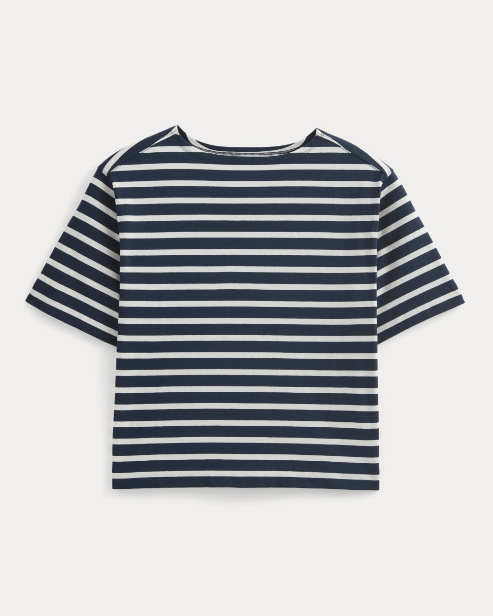 Mariner Tee in Navy / Bone — alternate view