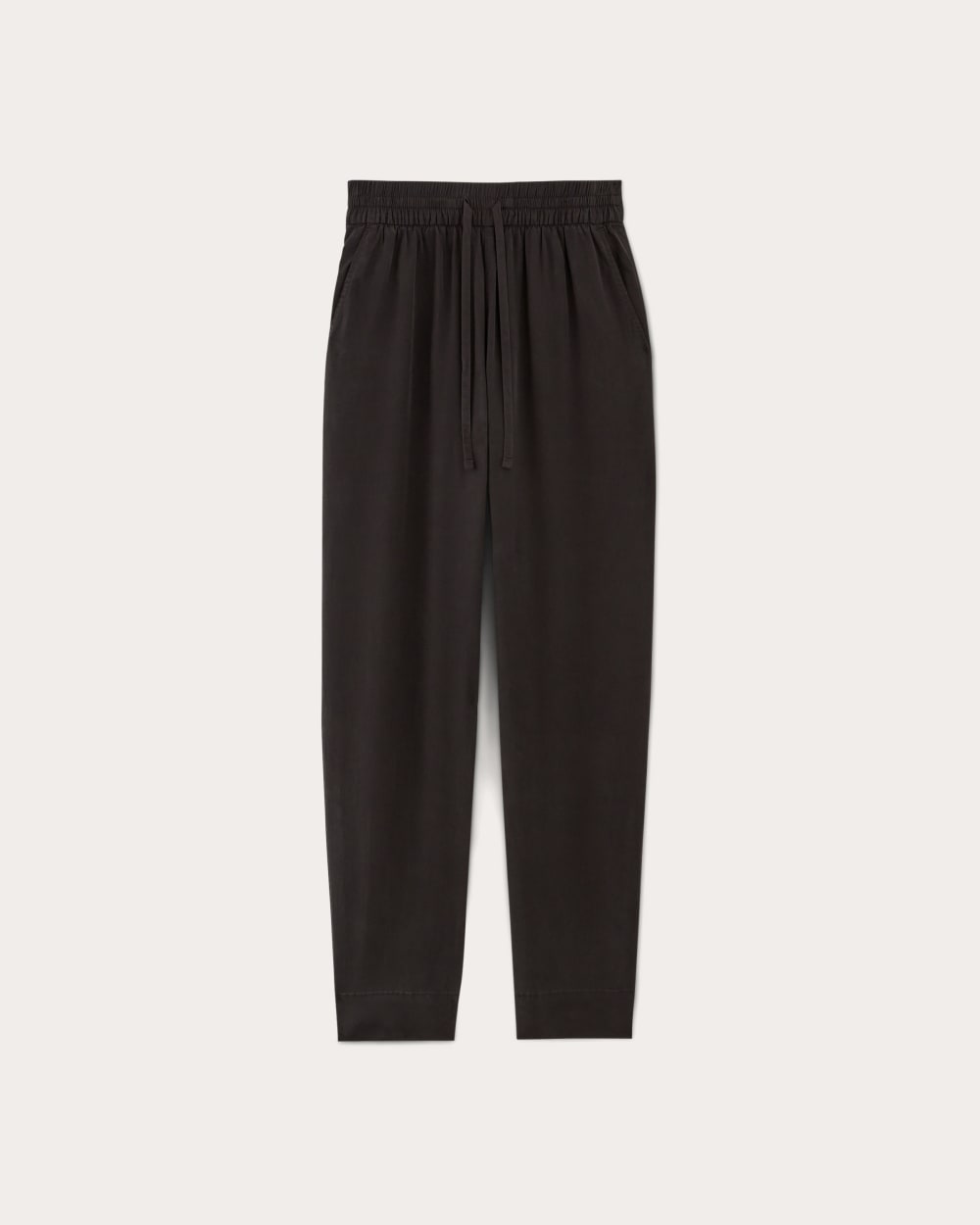 The Tapered Pant in Butterlite in Black — alternate view