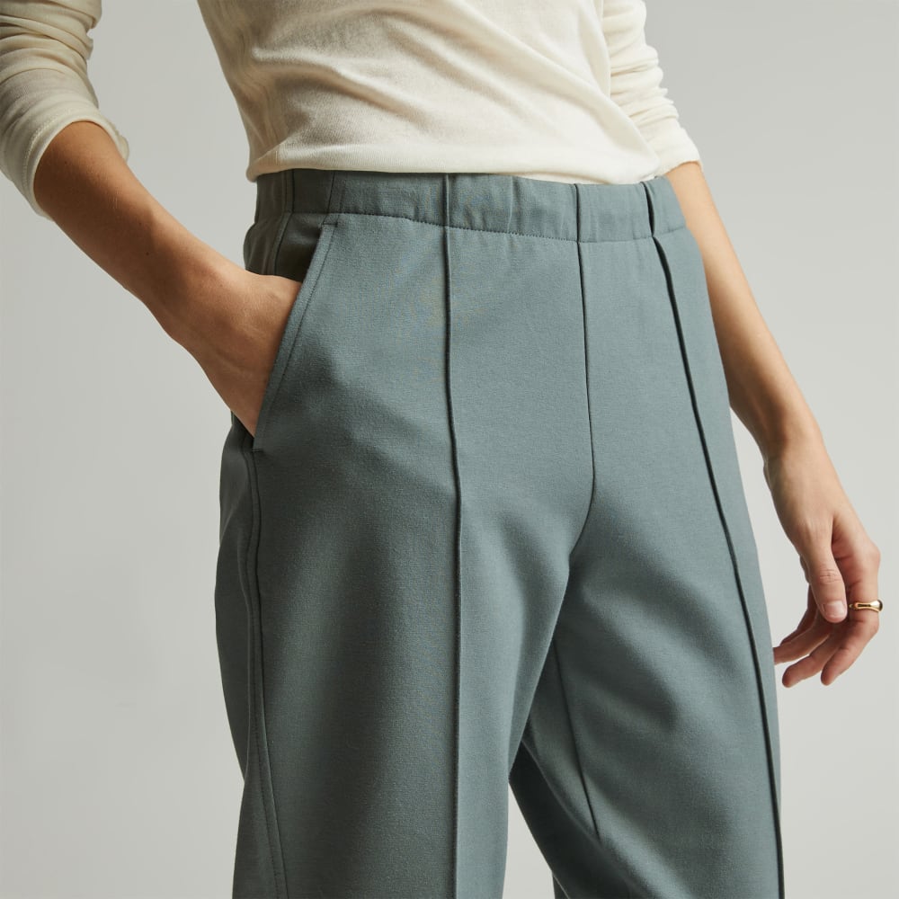 The Dream Pant® in Green Balsam — detail view