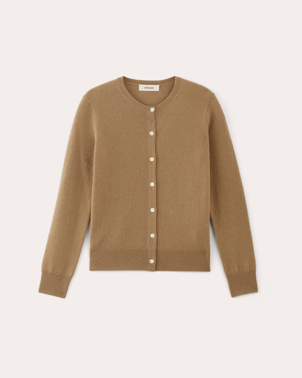 The Classic Cardigan in Cashmere in Tiger's Eye — alternate view