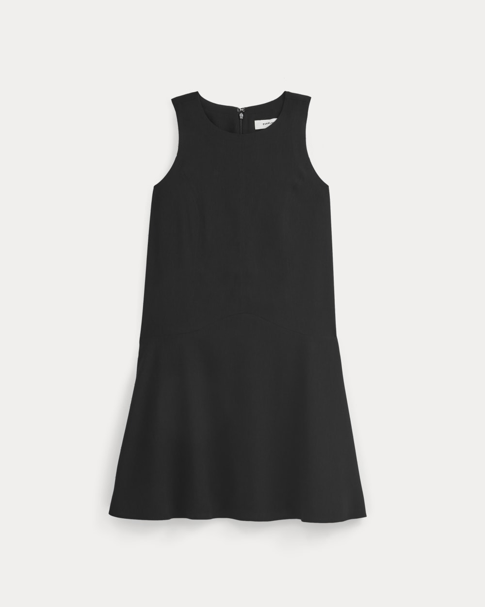 Drop Waist Mini Dress in Black — alternate view