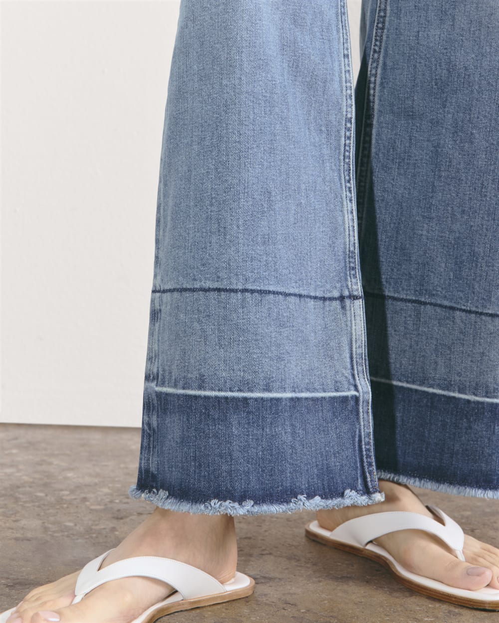 The Way-High® Sailor Jean in Tint Blue — detail view