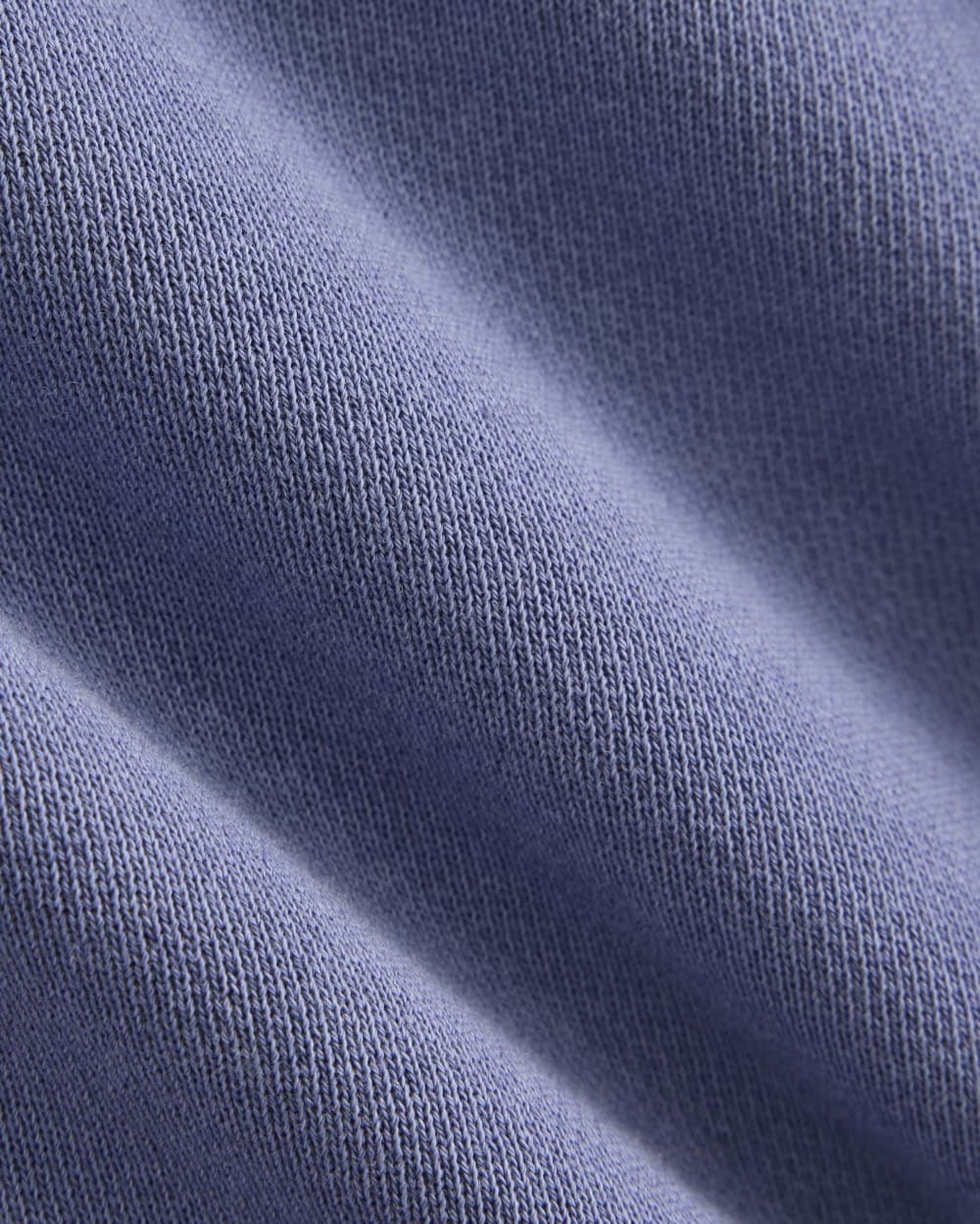 Lightweight Terry Blouson Short-Sleeve Crew in Velvet Morning — detail view