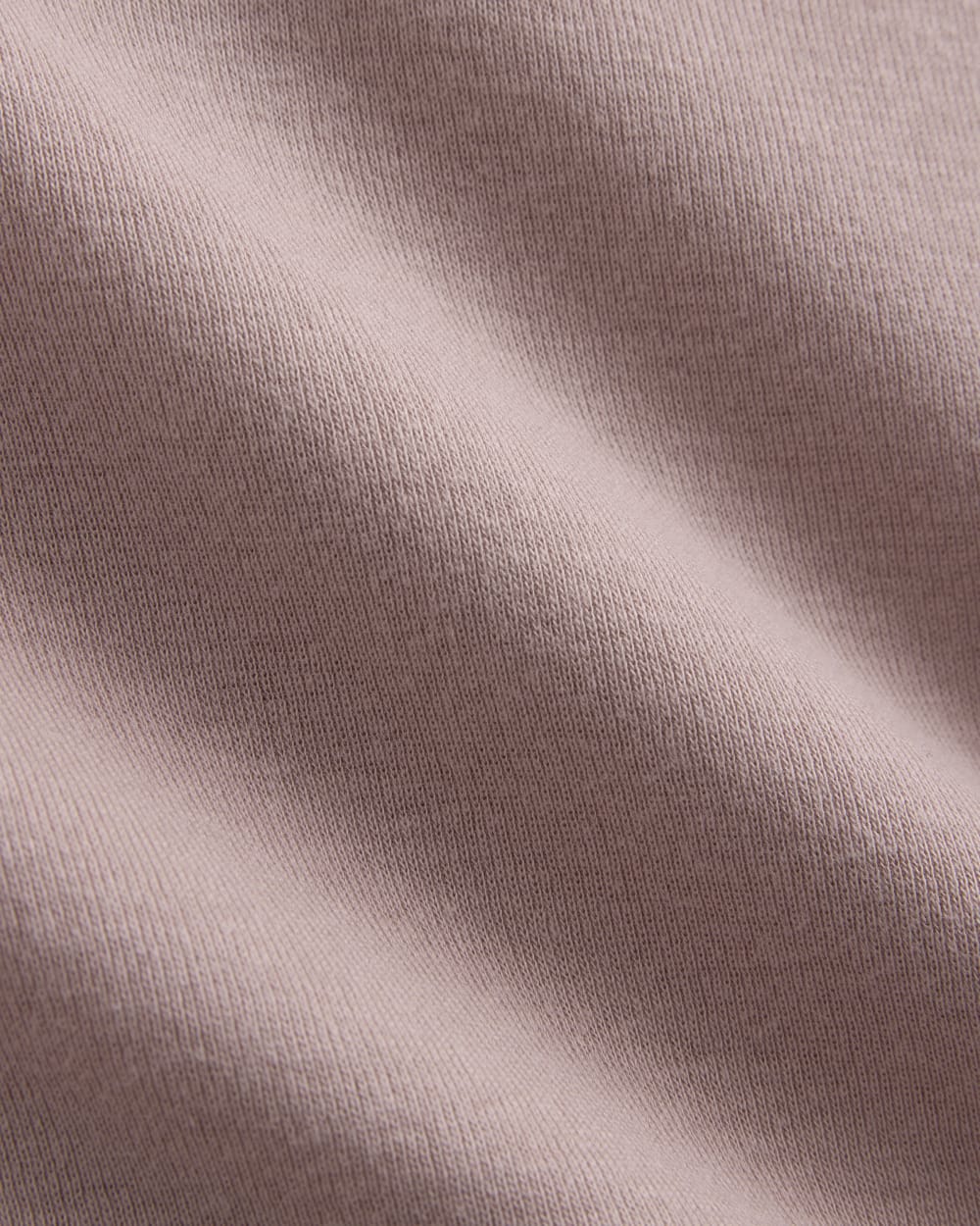 Tissue Short-Sleeve V-Neck Top in Dusty Rose — detail view