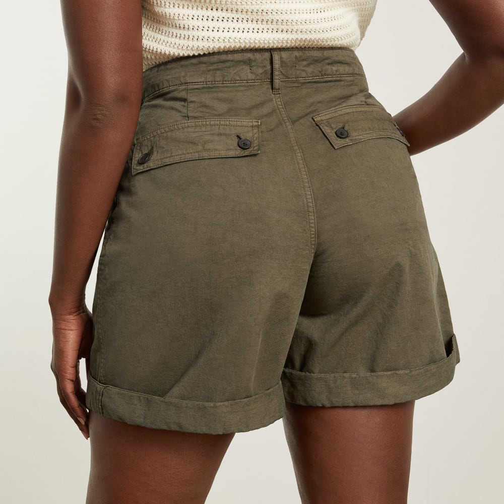 The Tourist Short in Beech — detail view