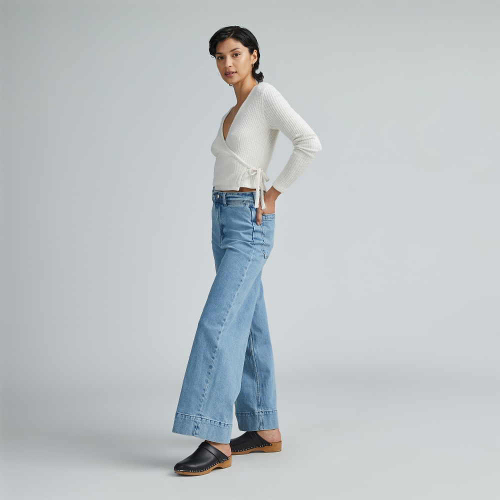 The Mariner Jean in Light Indigo — front view