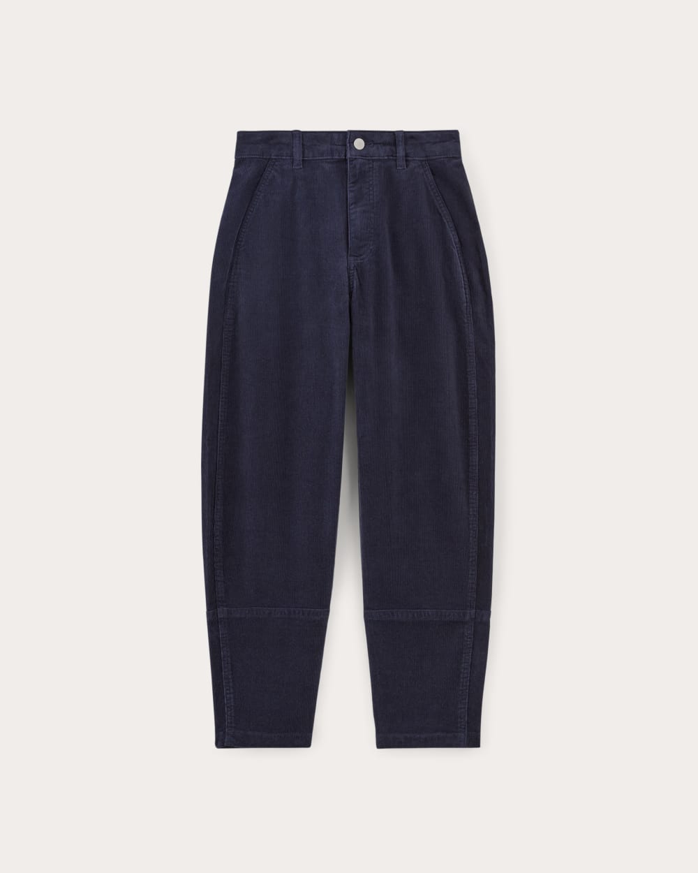 The Utility Barrel in Corduroy in Navy — alternate view