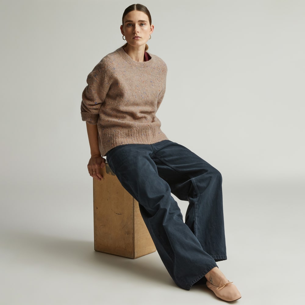 The Confetti Crew in Taupe Multi — detail view