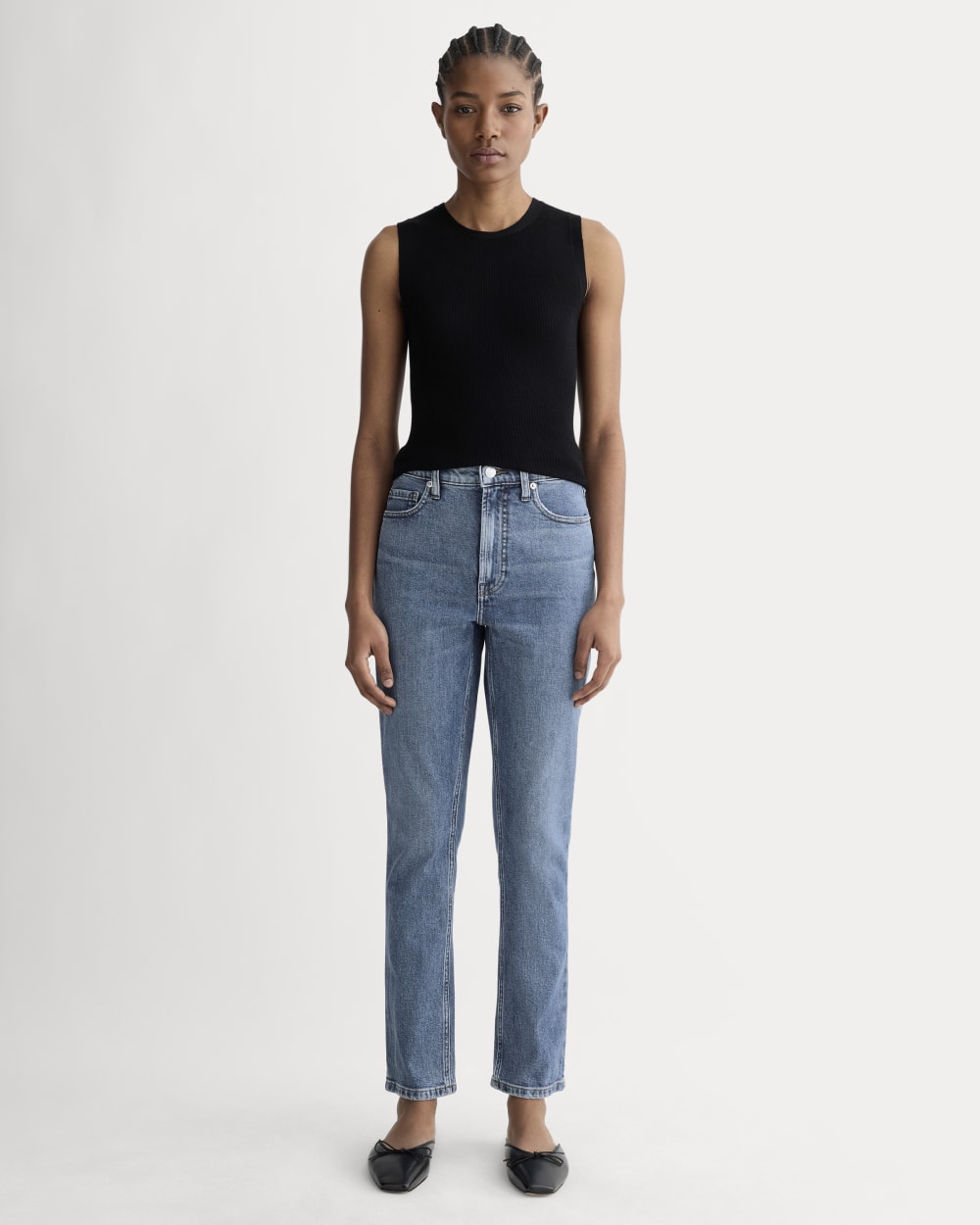 The Original Cheeky® Jean in Medium Washed Blue — front view