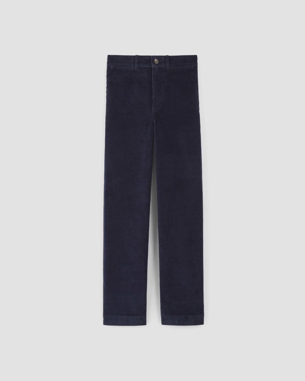 The Corduroy Wide-Leg Pant in Navy — alternate view