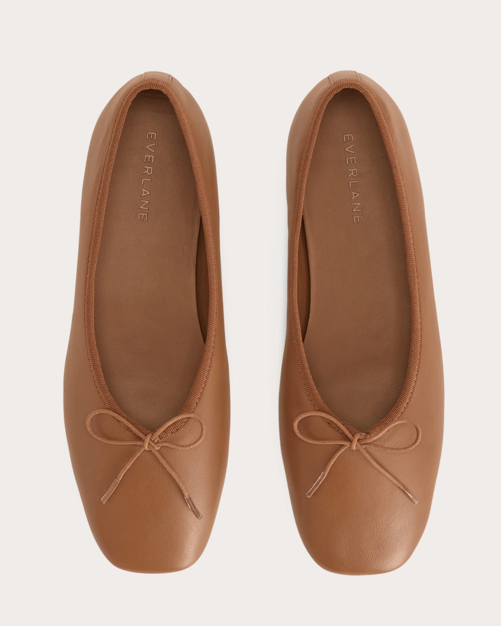 The Day Ballet Flat in Toasted Almond — detail view