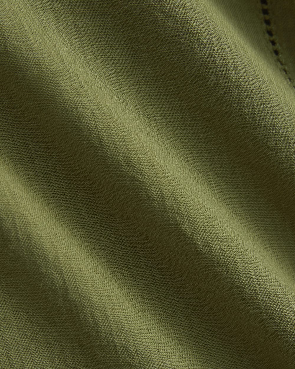 Cotton Gauze Resort Shirt in Mayfly — detail view