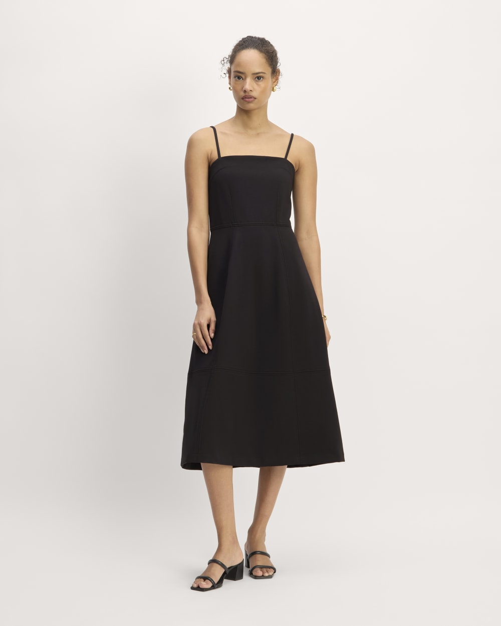 The Dream Everywhere Dress in Black — front view