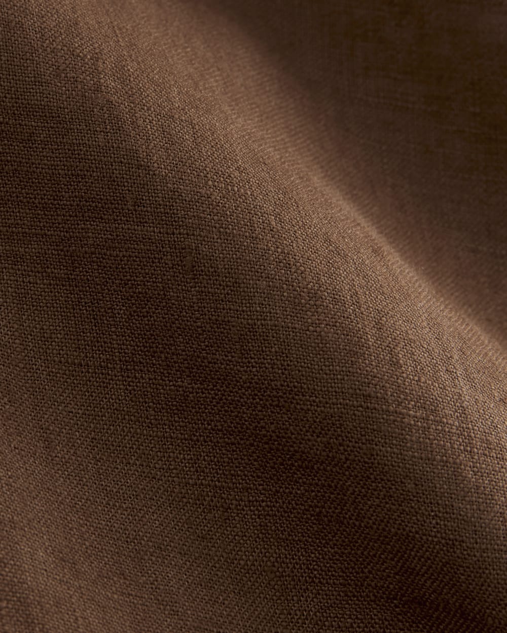 The Utility Coverall in Linen in Cedarwood — detail view