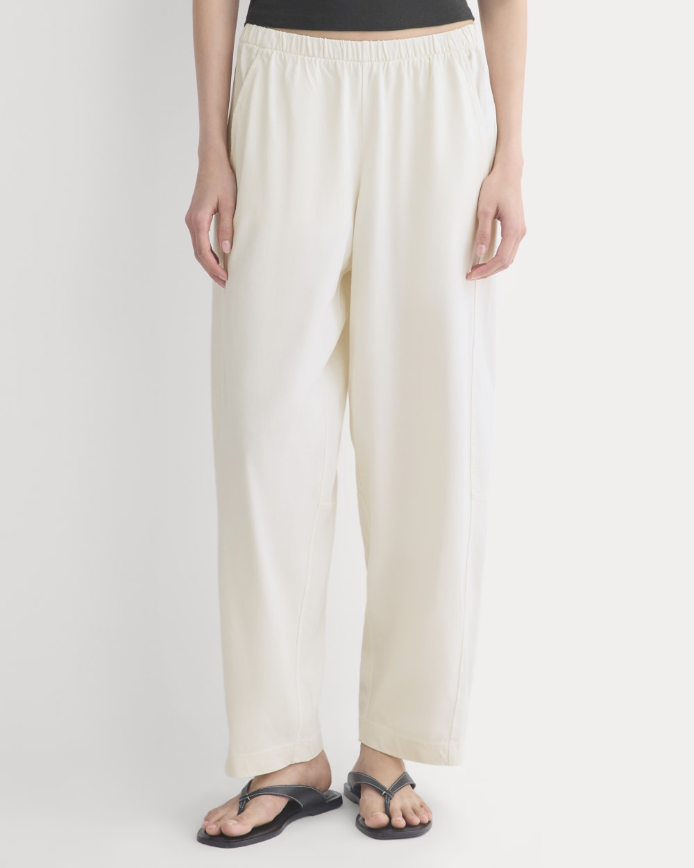 Weekend Track Pant in Bone — detail view