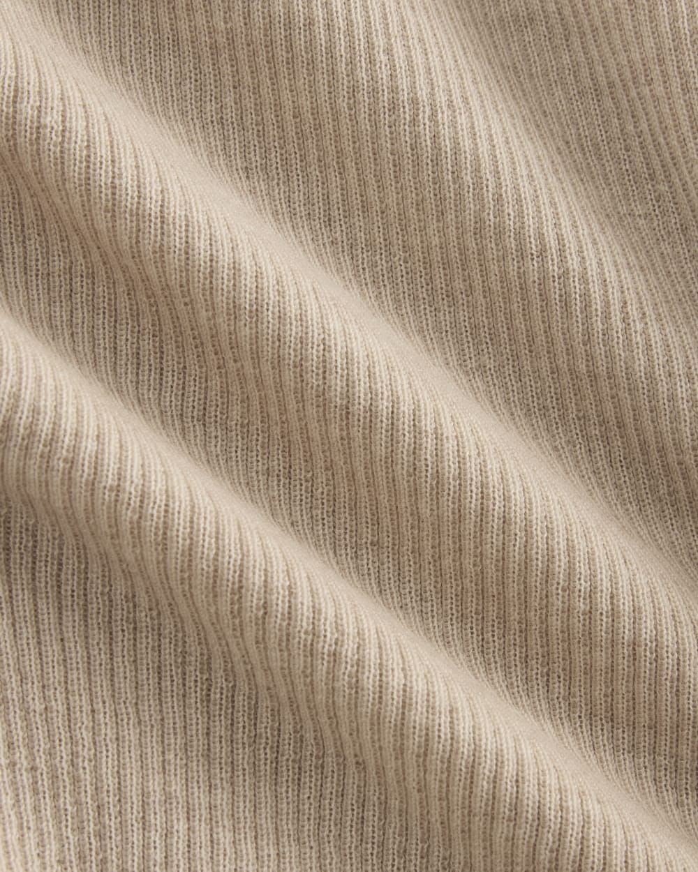 The Cardigan in Ultrasoft Merino in Pale Blush — detail view