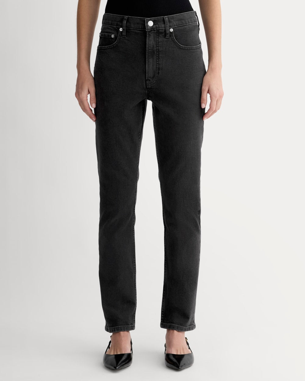The Original Cheeky® Jean in Washed Black — detail view