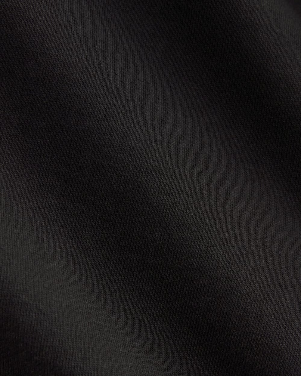 The Off-Duty Barrel Pant in Black — detail view