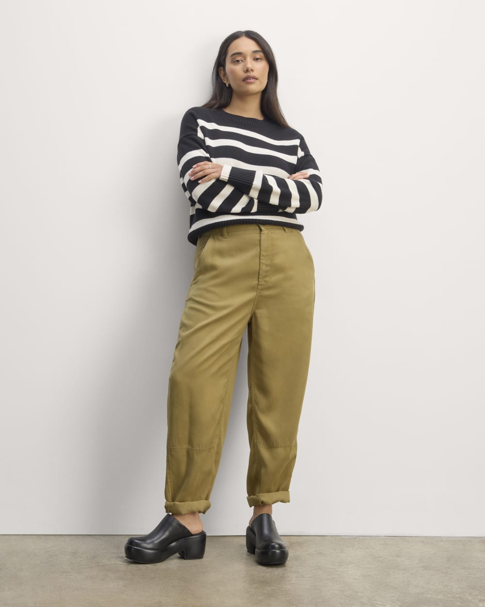 The Chino in Buttersoft in Fennel Seed — front view