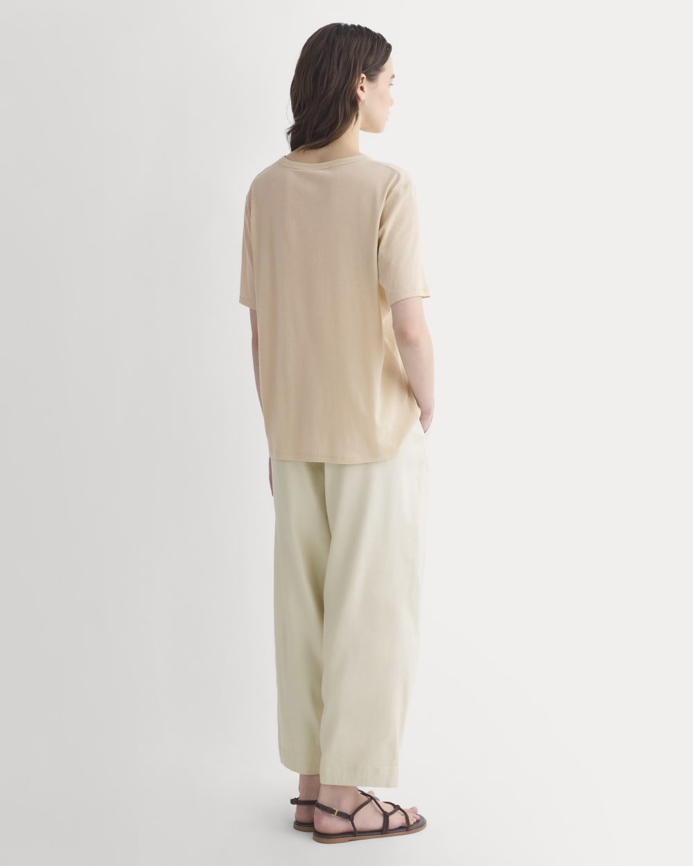 The Air Tee in Peyote — detail view
