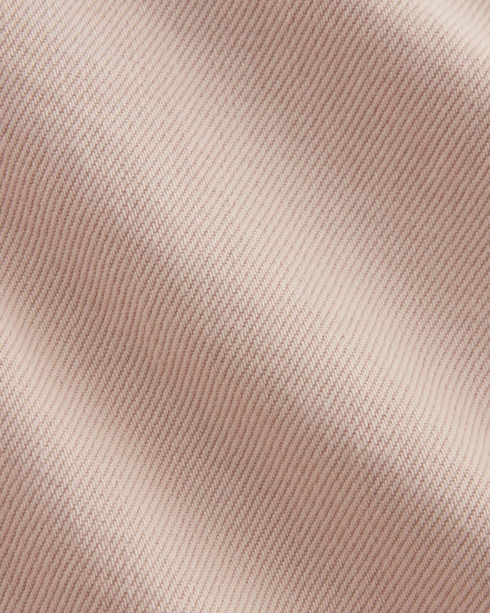 The A-Line Denim Short in Garment-Dyed Pink — detail view