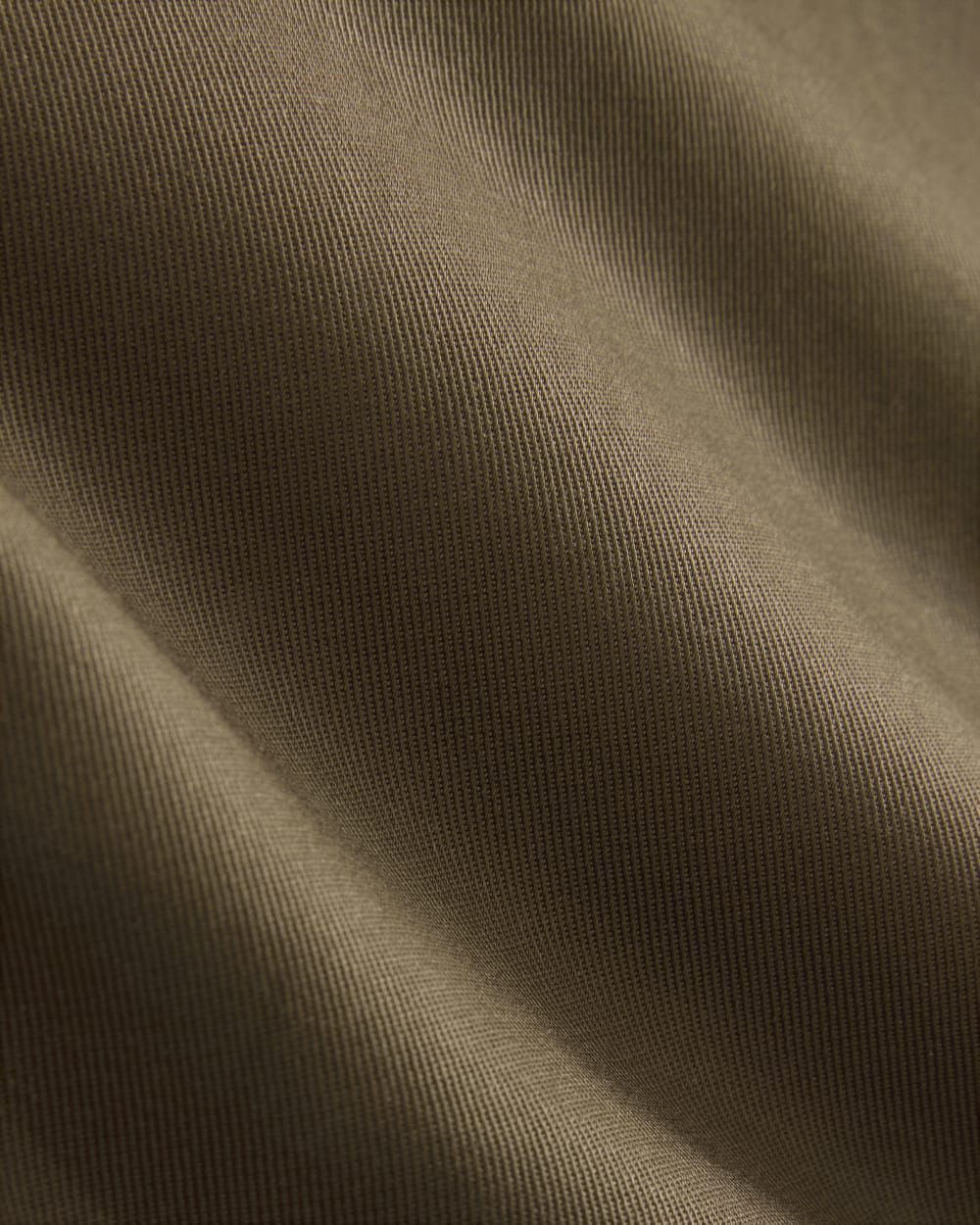 Wide-Leg Cargo Trouser in Buttersmooth in Deep Taupe — detail view