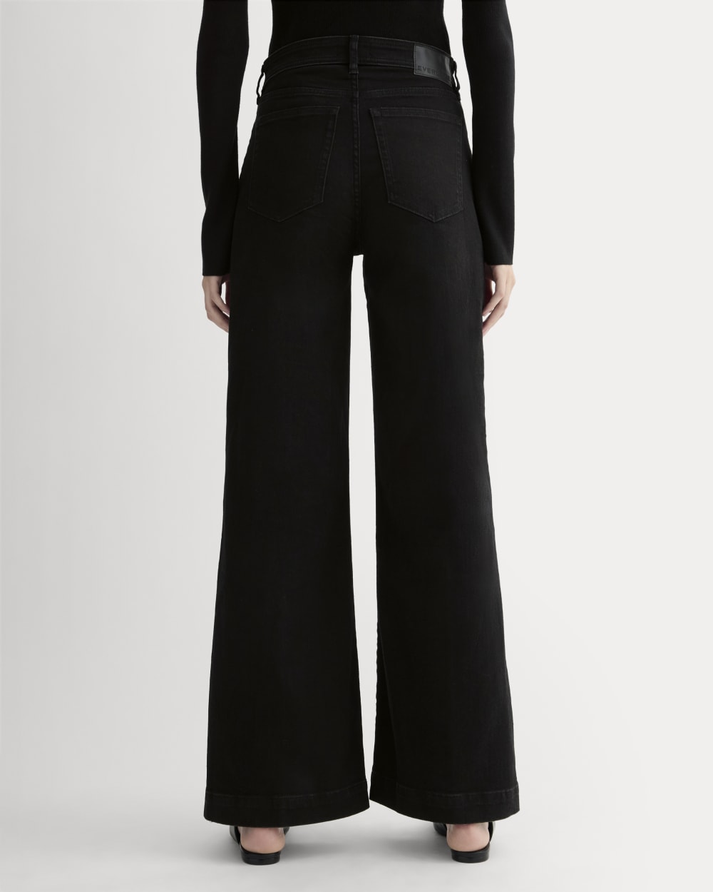 The High-Key Jean in Black — detail view