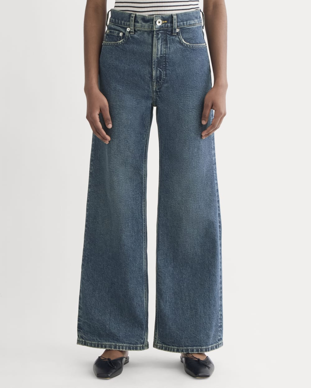 The Way-High® Sailor Jean 2.0 in Dark Indigo — detail view