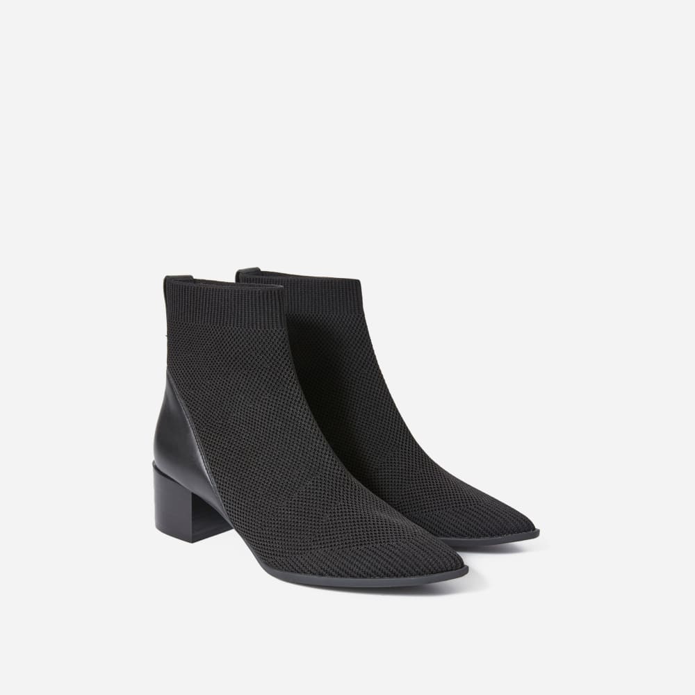 The Boss Boot in ReKnit in Black — alternate view
