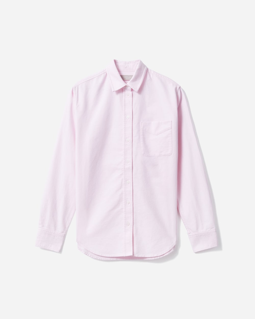 The Must-Have Oxford Shirt in Pale Pink — detail view