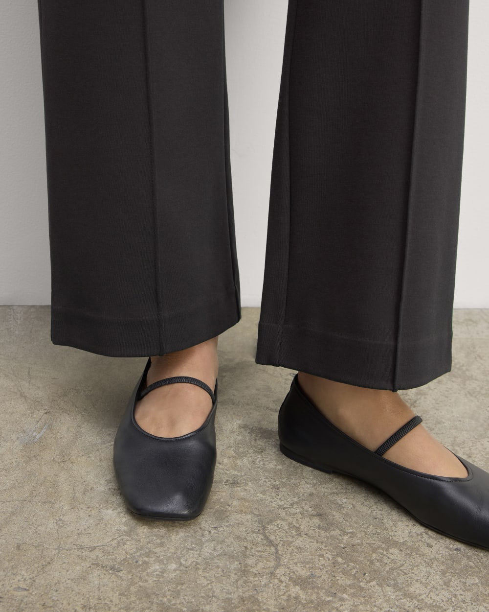 The Dream Trouser in Black — detail view