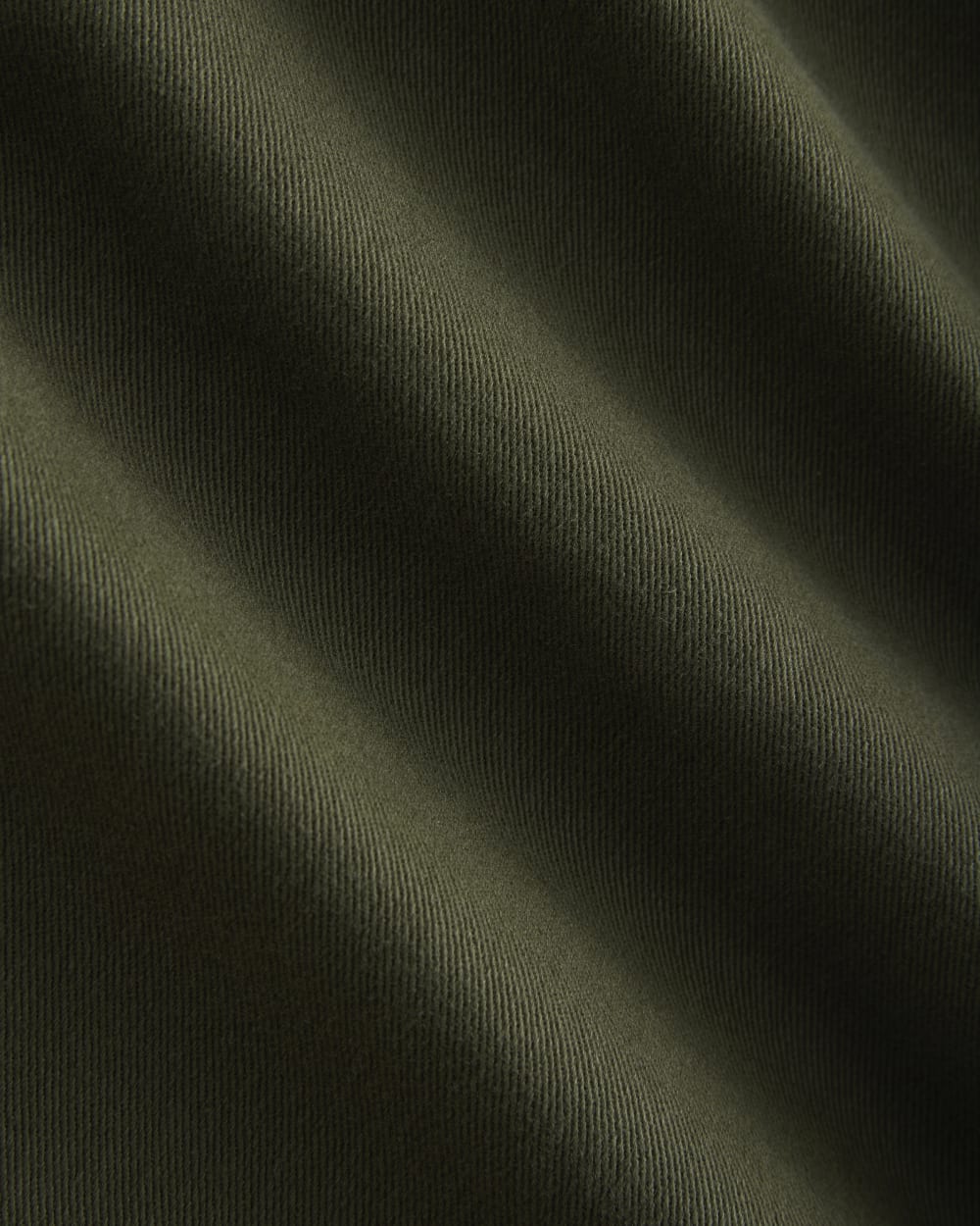 The Utility Straight-Leg Pant in Olive Night — detail view