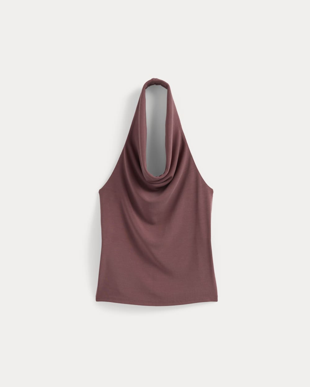 Halter Cowlneck Top in Butterknit in Washed Henna — alternate view