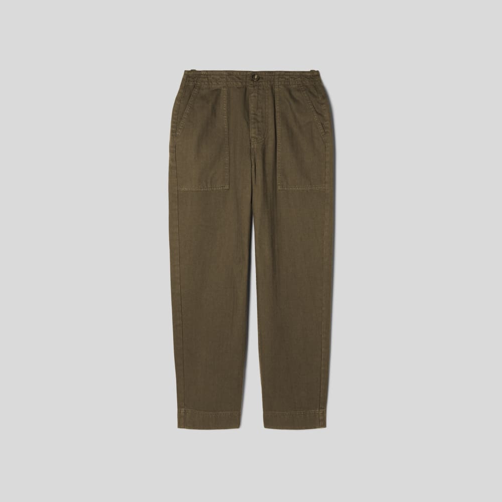The Organic Cotton Herringbone Pant in Beech — alternate view