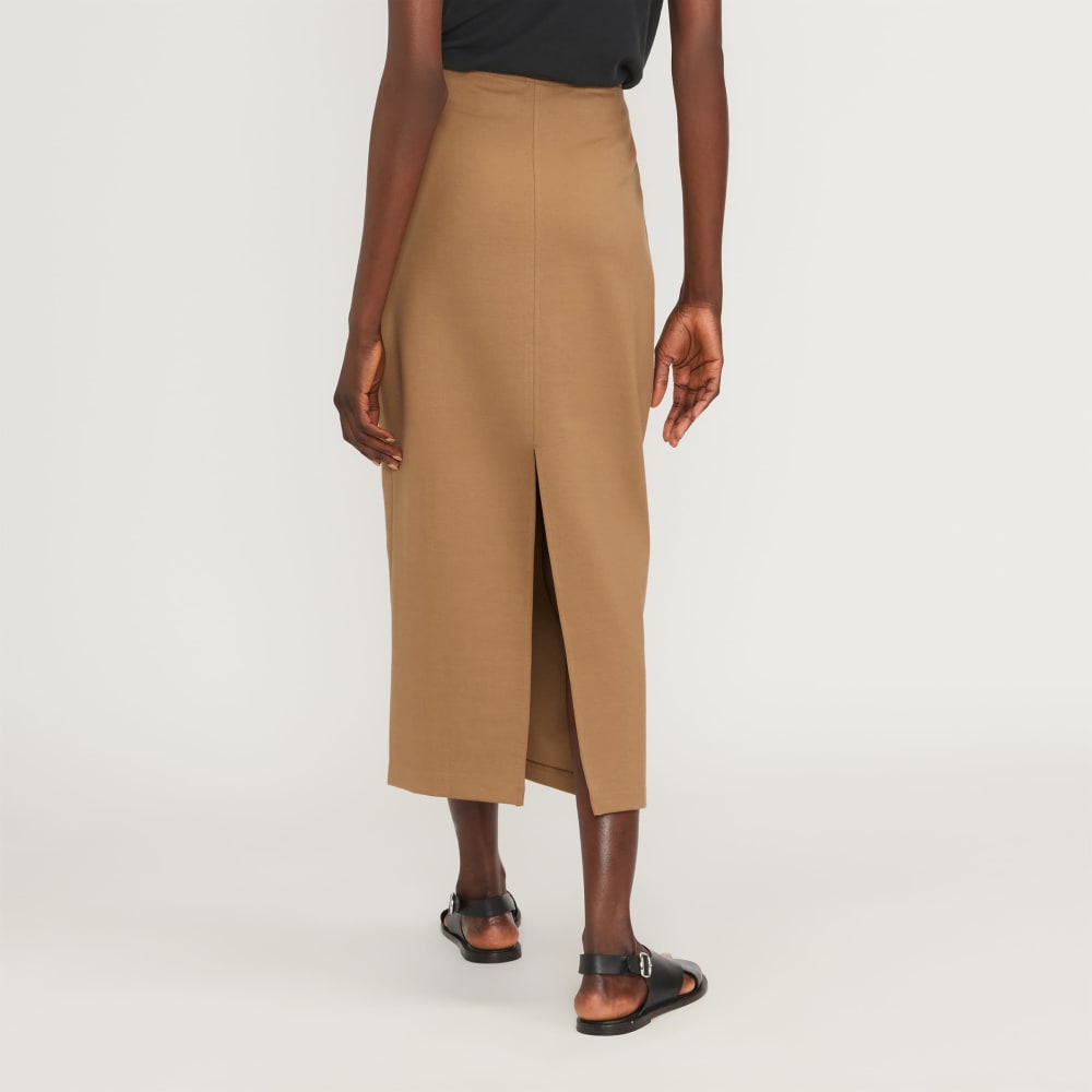 The Dream Maxi Skirt in Toasted Coconut — detail view