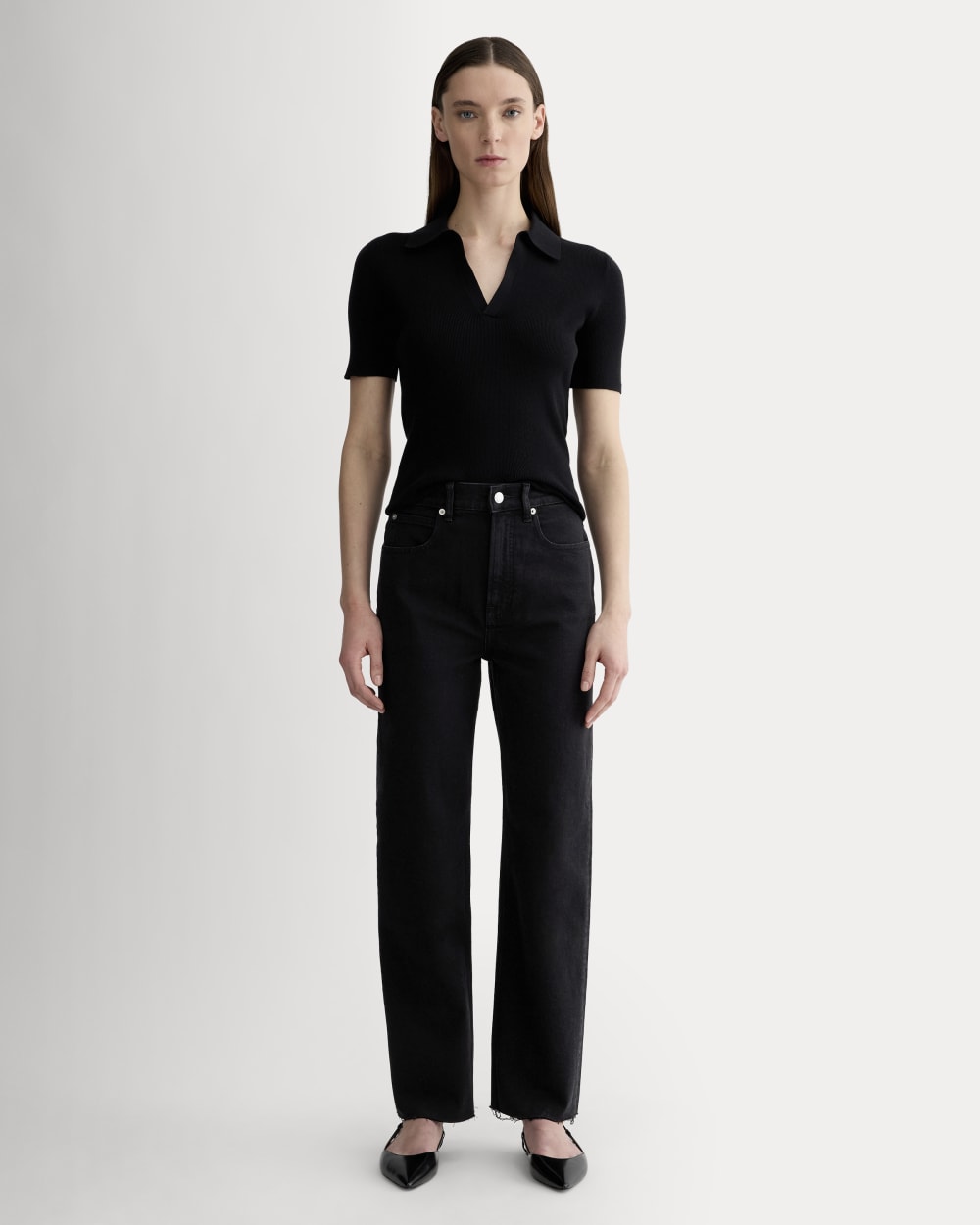 The Way-High® Jean in Coal — front view