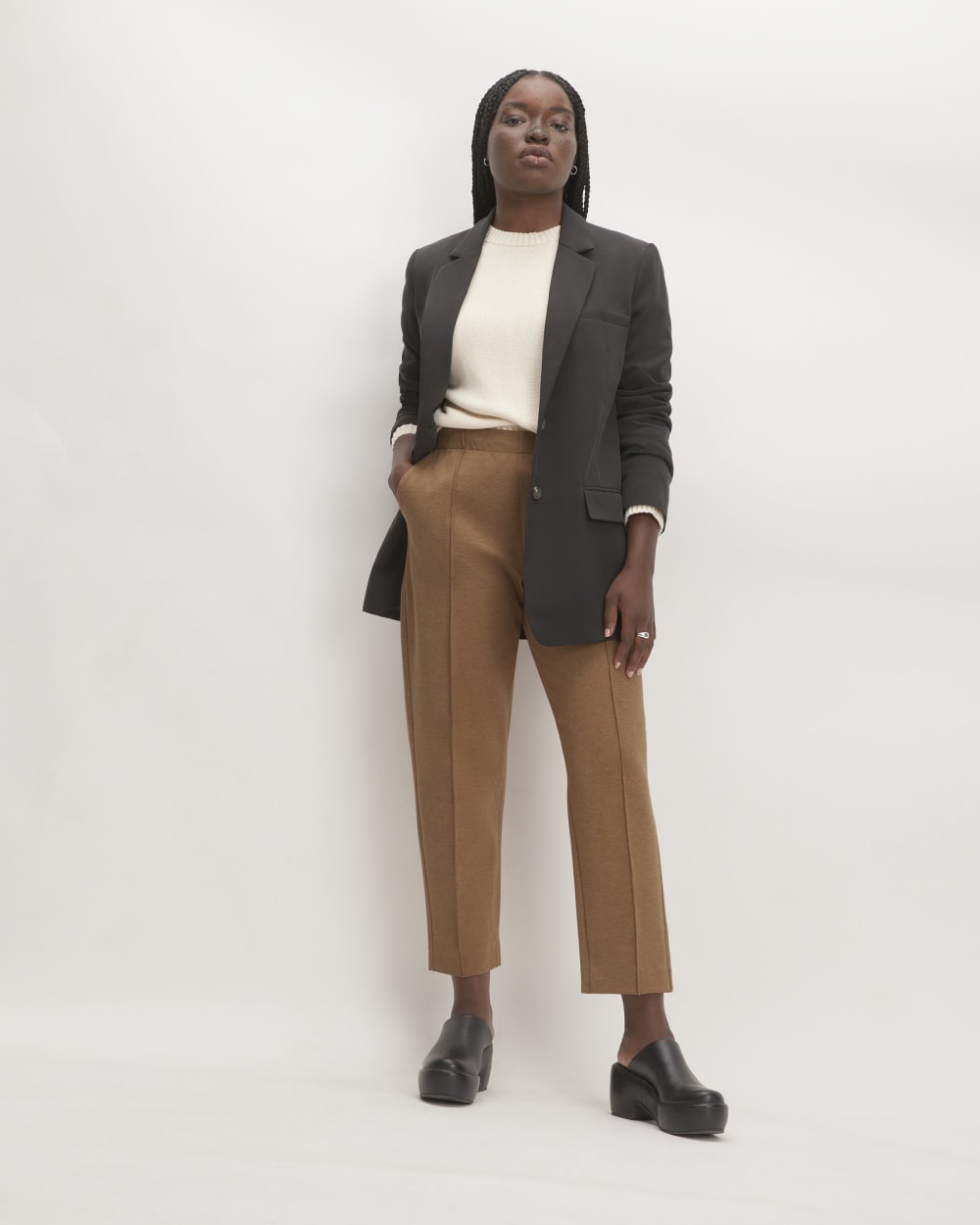 The Dream Pant® in Heathered Auburn — front view