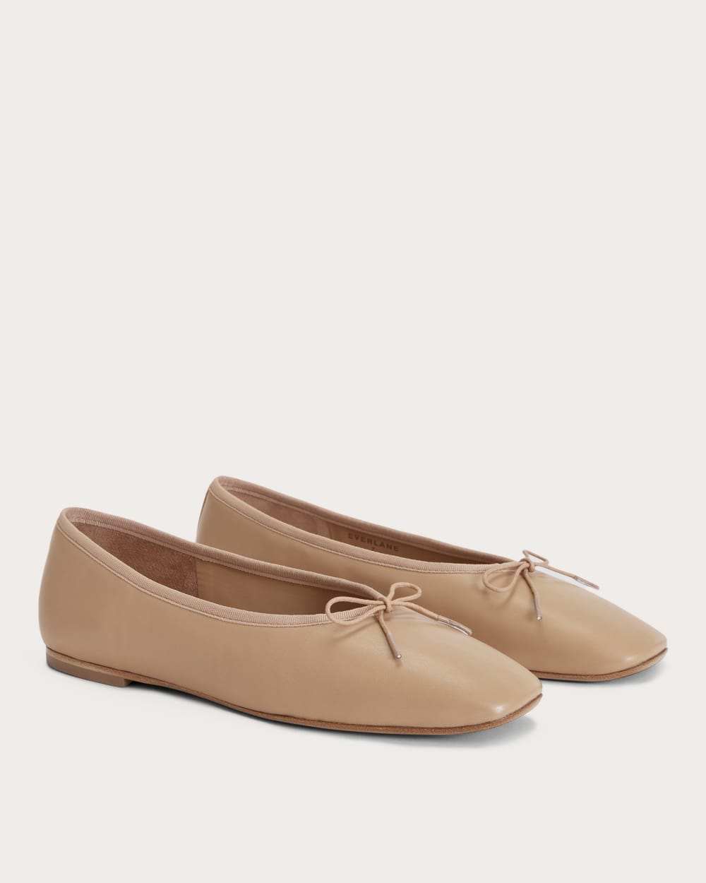 The Day Ballet Flat in Blush Tan — detail view