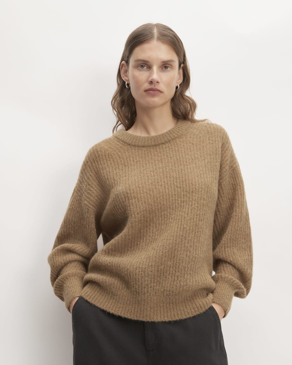 The Cocoon Crew in Alpaca in Tiger's Eye — front view