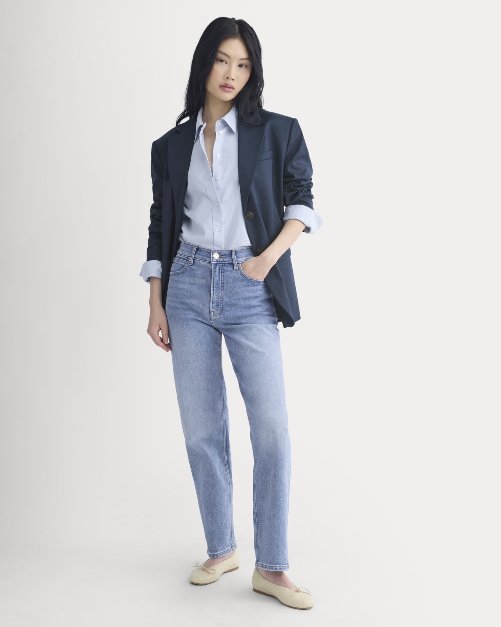 The Way-High® Jean 2.0 in Medium Wash — front view