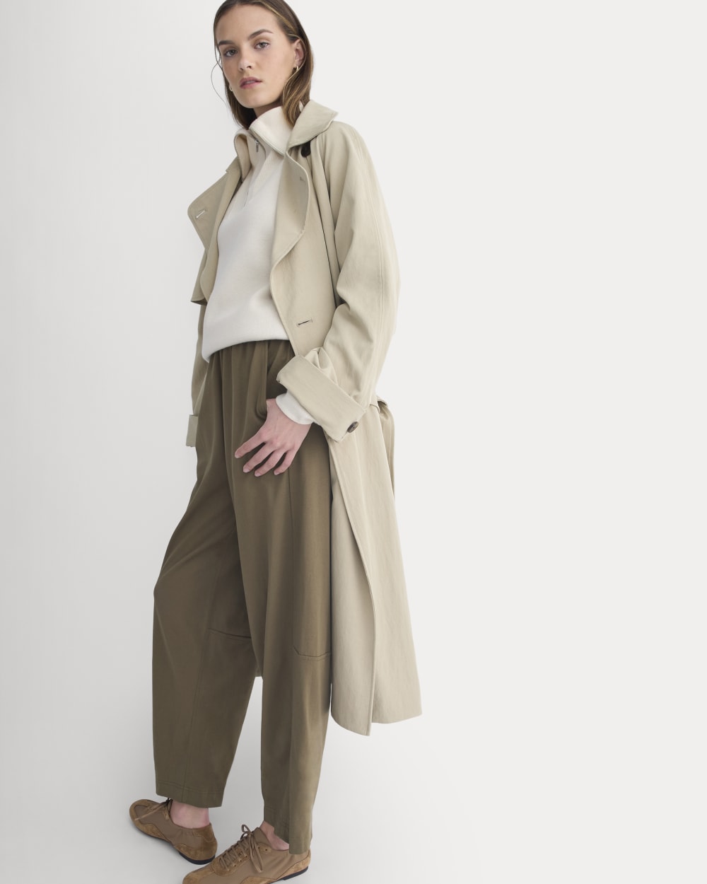 Weekend Track Pant in Beech — detail view