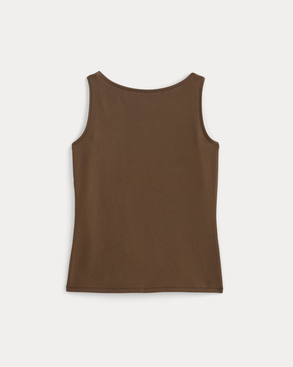 The Form Boatneck Tank in Cocoa — alternate view